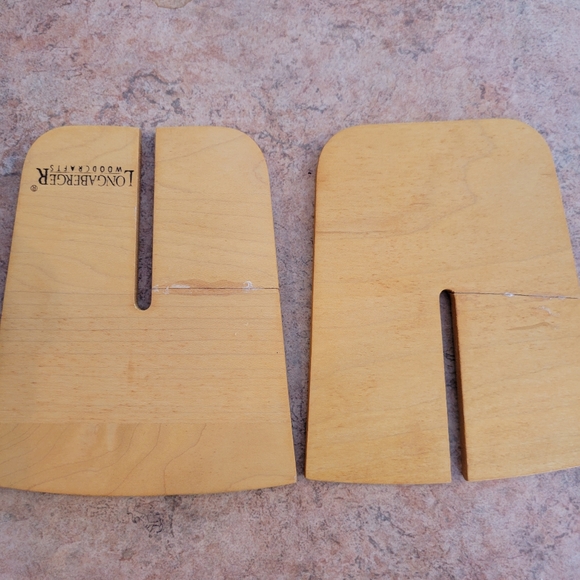 1996 Longaberger Utensil ~ Spoon Basket with Wood  Insert ~ Cottage! ~ - Picture 15 of 16